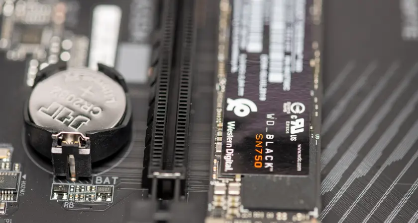 PCIe SSD slot